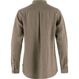 Fjällräven - Övik Hemp Shirt L/S - Overhemd - Bruin - 55% Hennep, 45% Lyocell