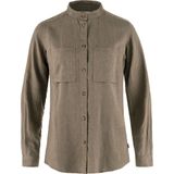 Fjällräven - Övik Hemp Shirt L/S - Overhemd - Bruin - 55% Hennep, 45% Lyocell