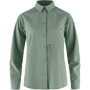 Fjallraven - Abisko Trekking Shirt - Patina Green - Dames