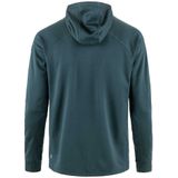 Fjällräven - Abisko Grid Fleece Hoodie - Vest - Mountain Blue - 100% Gerecycled Polyester