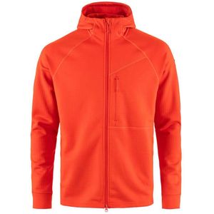 Fjällräven - Abisko Grid Fleece - Vest - Flame Orange