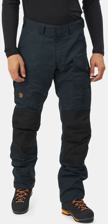 Wandelbroek - Geborsteld - Zwart - Polyester - Met Zes Zakken