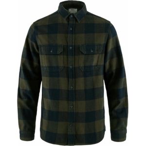 Fjällräven - Övik Heavy Flannel Shirt - Overhemd - Red Black