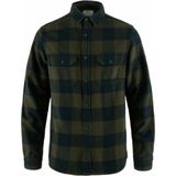 Fjällräven - Övik Heavy Flannel Shirt - Overhemd - Red Black