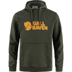 Fjällräven - Logo Hoodie - Biologisch Katoen - Zwart