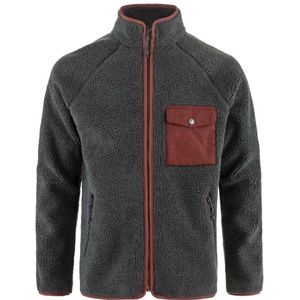 Fjällräven - Vardag Pile Fleece - Vest - Dark Grey Maroon - G-1000 65% Gerecycled