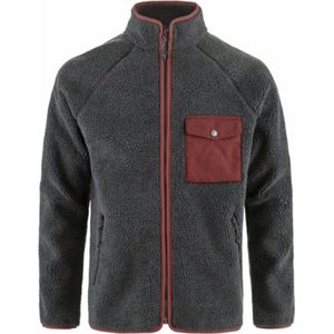 Fjällräven - Vardag Pile Fleece - Vest - Dark Grey Maroon - G-1000 65% Gerecycled