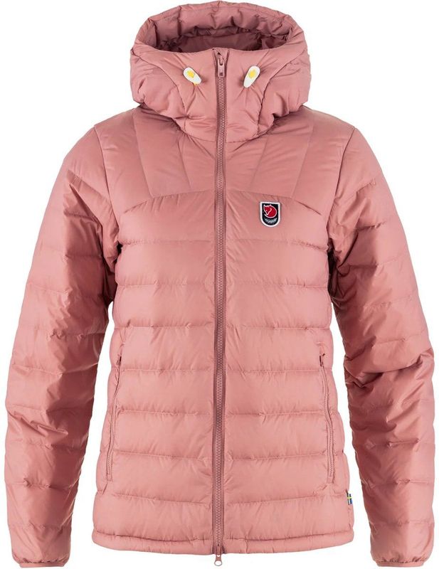 FJALLRAVEN Expedition Pack Down Hoodie Longshirt Dames Dusty Rose