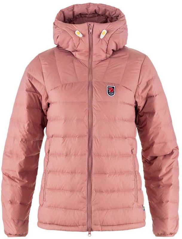 FJALLRAVEN Expedition Pack Down Hoodie Longshirt Dames Dusty Rose