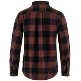 Fjällräven - Övik Heavy Flannel Shirt - Blouse - Dark Navy Maroon