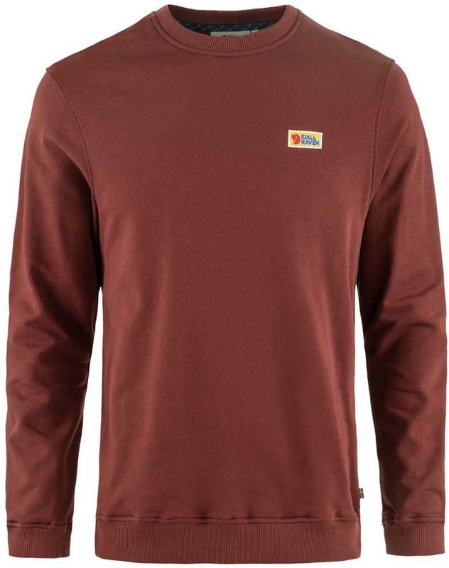 Fjällräven - Vardag - Sweater - Maroon - 100% Biologisch Katoen