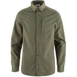 Fjällräven Keb Trekking Shirt L/S Overhemd (Heren |olijfgroen)