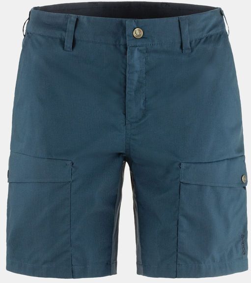 Fjällräven - Abisko Hybrid Trail Shorts - Blauw - Stretch - DWR-geïmpregneerd