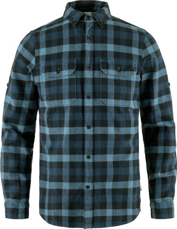 Fjällräven - Skog - Overhemd - Lange Mouwen - Slim Fit - Katoenen Flanel