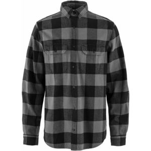 Fjällräven - Övik Heavy Flannel Shirt - Overhemd - Grijs/Zwart