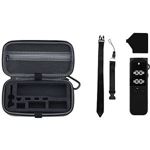Mini-draagtas for DJI Pocket 2 Creator Combo Draagbare opbergkoffer Dempingsdoos Reisbescherming Handheld Gimbal-accessoire (Color : Grey and black)