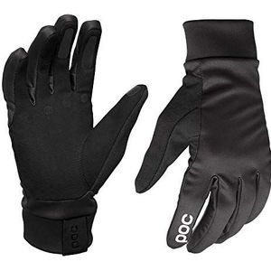 POC Sports Unisex fietshandschoenen gemaakt van softshell-weefsel, zwart, maat