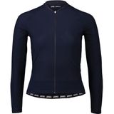 POC - Women's Essential Road L/S Jersey - Fietsshirt - Blauw - 73% Polyamide, 27% Elastaan