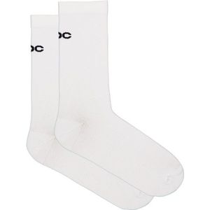 POC - Cadence Road Long Socks - Fietssokken - Wit - 90% Polyamide, 10% Elastaan