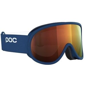 POC Unisex - Retina Mid skibril voor volwassenen, Lead Blue/Partly Sunny Orange, eenheidsmaat