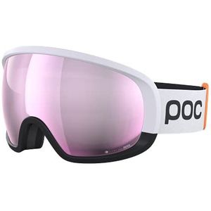 POC Fovea Unisex Volwassenen, Hydrogen White Uranium Black Clarity Comp Low Light, Eén maat