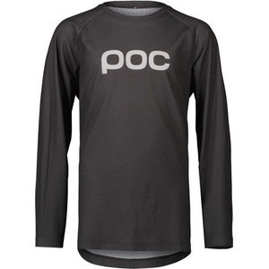 POC - Essential MTB Long Sleeve Jersey - Donkergrijs - Voor Kinderen