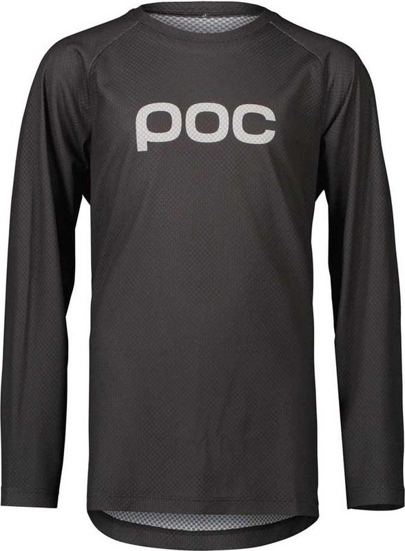 POC - Essential MTB Long Sleeve Jersey - Donkergrijs - Voor Kinderen
