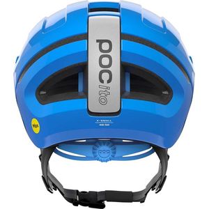 POC POCito Omne MIPS kinderfietshelm is ontworpen om jonge fietsers te helpen hun vaardigheden te ontwikkelen, Fluorescerend blauw, Small ( 51-56 cm )