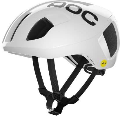 POC - Fietshelmen - Ventral Mips Hydrogen White voor Unisex - Maat 50-56 cm - Wit