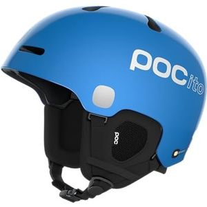 POC POCito Fornix MIPS Lichte en veilige ski- en snowboardhelm voor kinderen met NFC-chip, fluorescerend blauw, XS-S (51-54 cm)