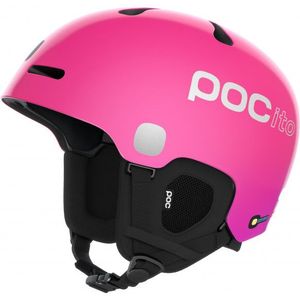 POC POCito Fornix MIPS skihelmen voor jongeren, uniseks, fluorescerend, roze, M-L (55-58)