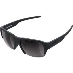 POC Define zonnebril, veelzijdig model voor sport of lifestyle, met groot display voor helder zicht, uranium zwart