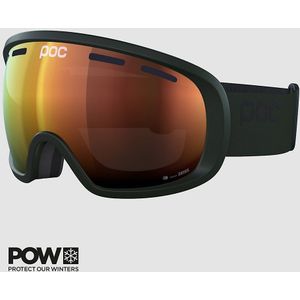 POC Fovea Clarity Skibril voor skiërs en snowboarders met groot gezichtsveld voor dagelijks gebruik in de bergen, Actinium Pink/Clarity Define/Spectris Azure
