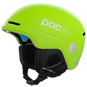 POC Unisex Youth POCito Obex Spin Helm, Fluorescent Yellow/Green, XXS