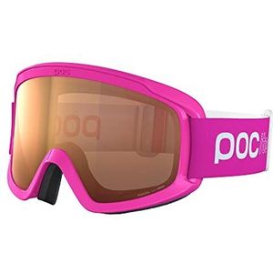 POC POCito Opsin Skibril voor kinderen voor een optimaal zicht, fluorescerend roze