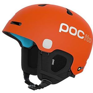 POC Unisex Youth POCito Fornix Spin Helm, fluorescerend oranje, XSS