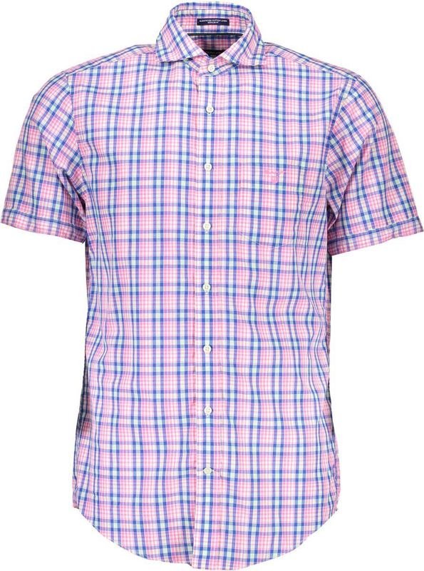 Gant - Regular Short Sleeve Shirt - Roze - Katoen
