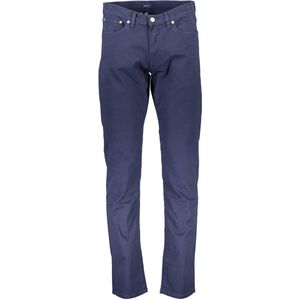 Gant, Heren, Broeken, Blauw, Maat: W29 L34 Katoen,