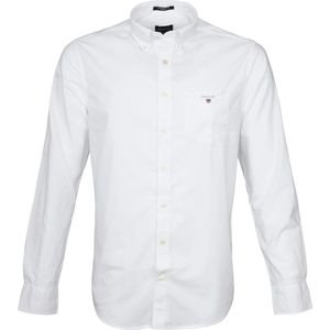 Men's Gant Broadcloth Shirt in White