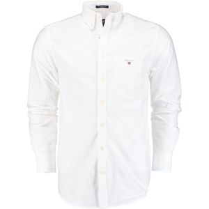 Gant - Casual Overhemd Oxford - Wit - Regular-fit