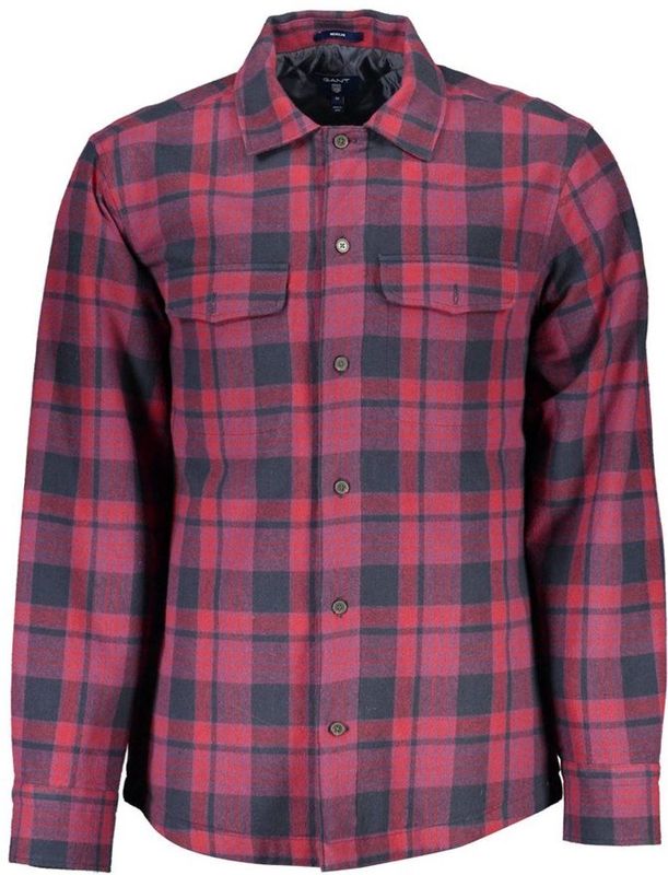 Flanellen Overhemd Rood-Zwart Geruit
