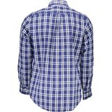 Gant - Regular Long Sleeve Shirt - Blauw - Katoen
