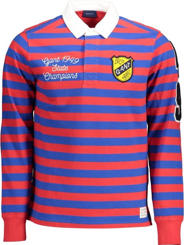 Gant - Polo - Rood - Katoen - Lange Mouwen