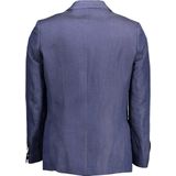 Gant - Classic Regular Jacket - Blazer - Blauw - Linnen