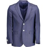 Gant - Classic Regular Jacket - Blazer - Blauw - Linnen
