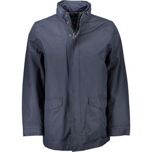 Gant - Blauwe Polyester Dubbele Jas - Heren