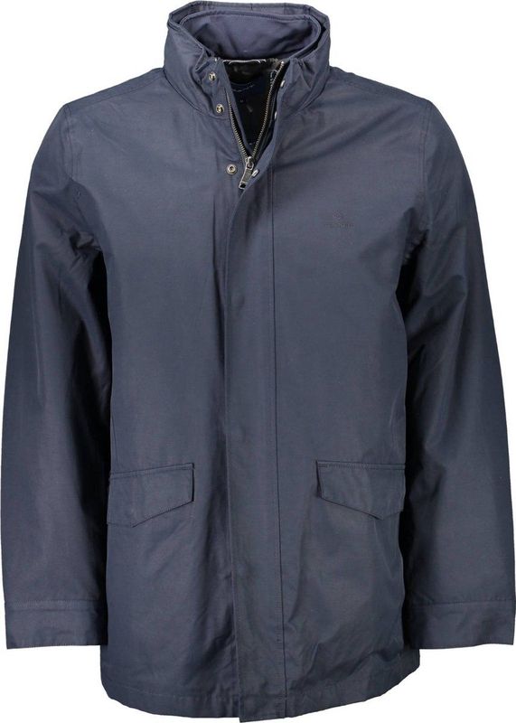 Gant - Blauwe Polyester Dubbele Jas - Heren