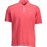 Gant Rugger - Katoenen Poloshirt - Roze - Korte Mouwen