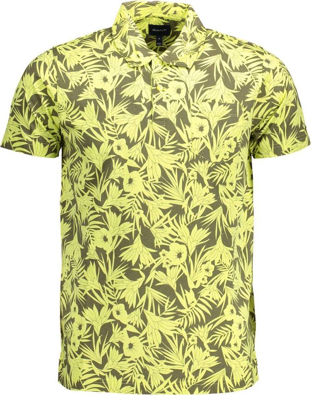 Bloemenprint Poloshirt Korte Mouwen