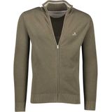 Gant - Vest - Groen - Katoen